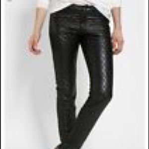Corpus Faux Leather Quilted pants